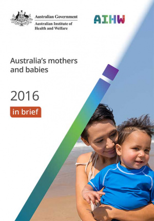 Australia’s mothers and babies (2016)